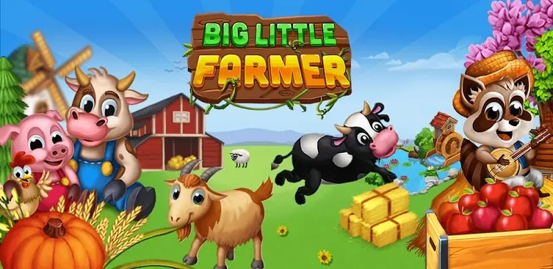 Big Little Farmer Offline - دانلود بازی مزرعه بزرگ هک شده اندروید