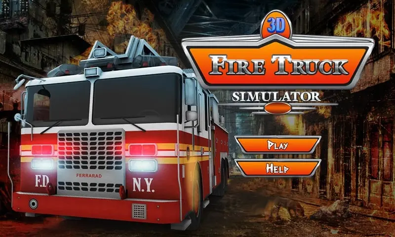 Fire Truck Simulator - دانلود بازی شبیه ساز کامیون آتش نشانی هک شده اندروید