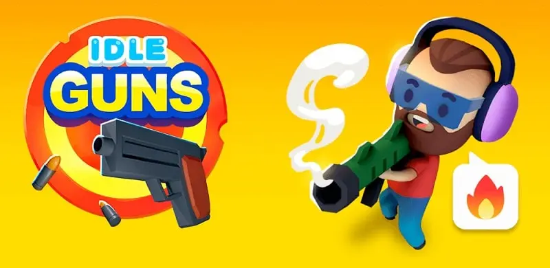 Idle Guns - دانلود بازی شبیه‌سازی تیراندازی هک شده اندروید