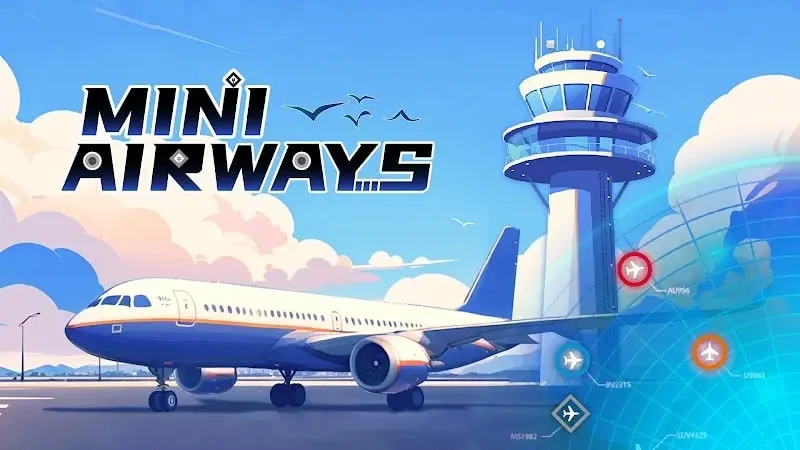 Mini Airways: Premium - دانلود بازی برج مراقبت هک شده اندروید